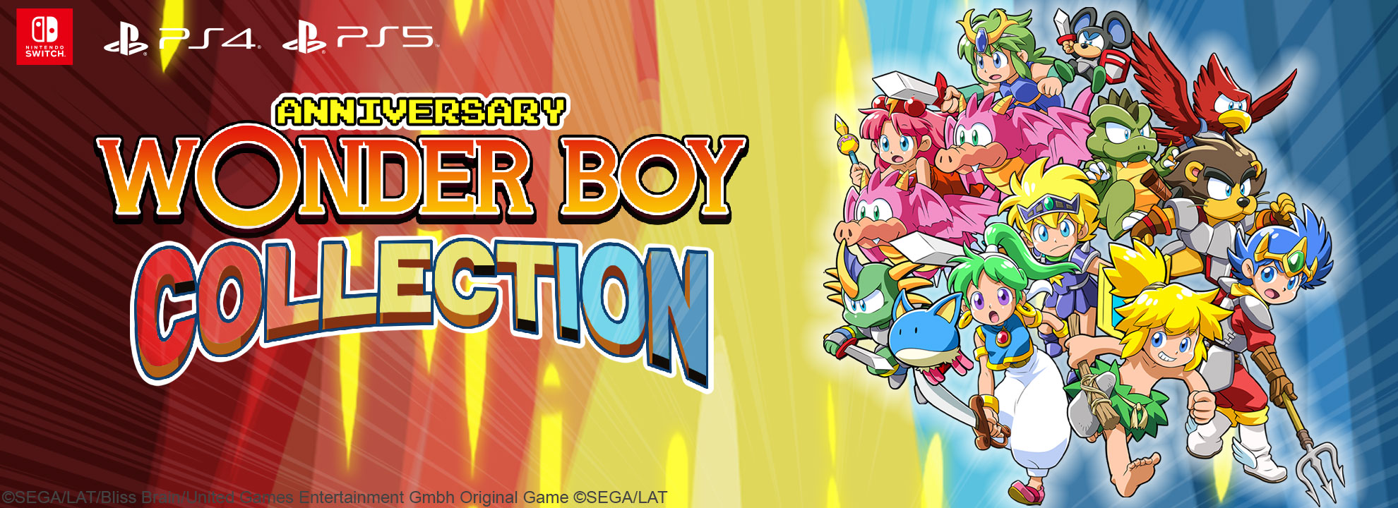 完全版】WONDER BOY ANNIVERSARY COLLECTION - 家庭用ゲームソフト